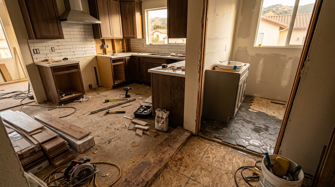 Full remodel — Demo stage